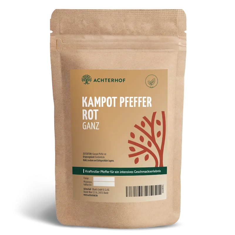 Kampot Pfeffer rot ganz