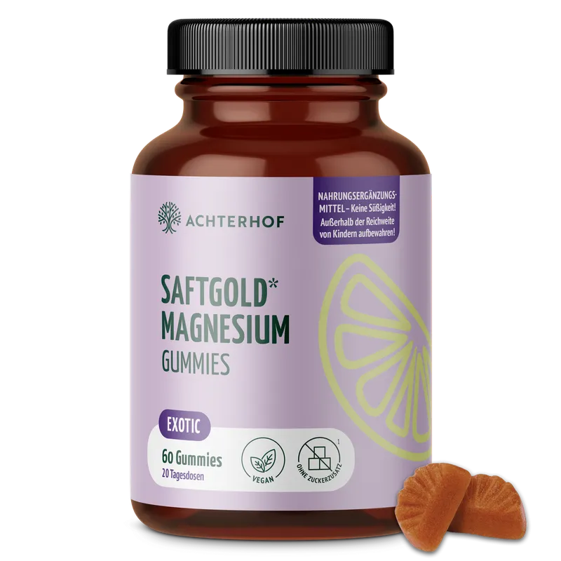 Saftgold Magnesium Gummies Exotische Früchte (60 Stück)