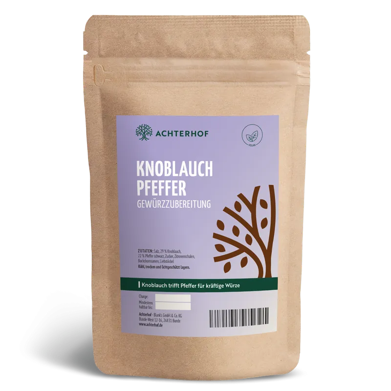 Knoblauchpfeffer Gewürzzubereitung (100g)