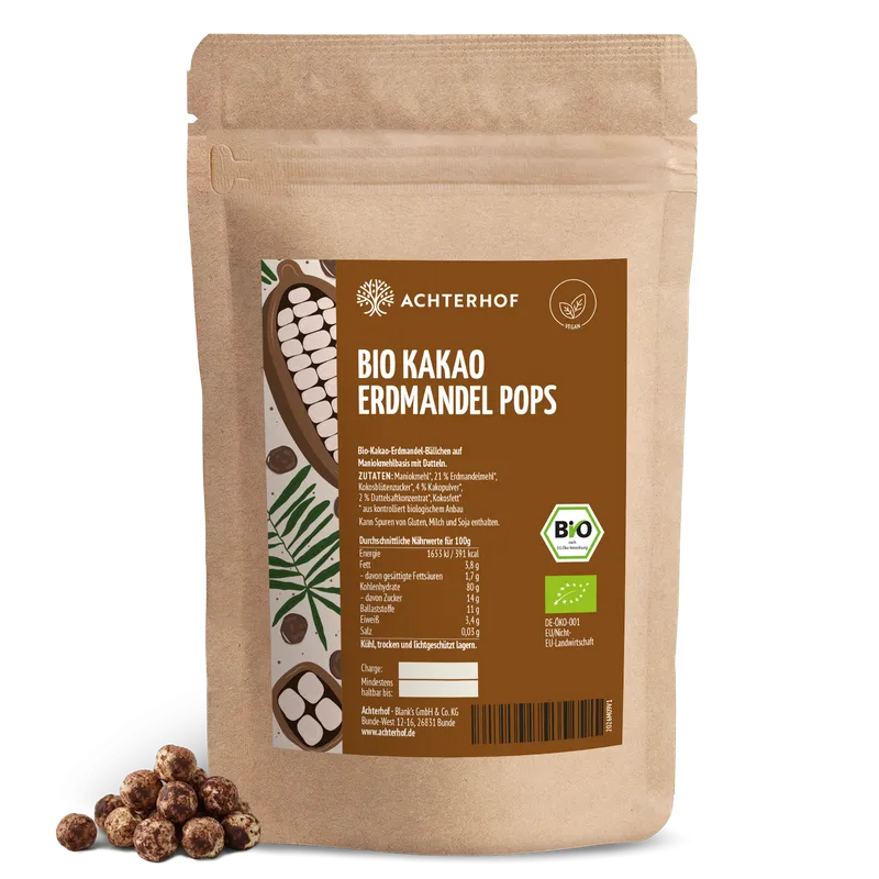 Bio Kakao Erdmandel Pops (100g)