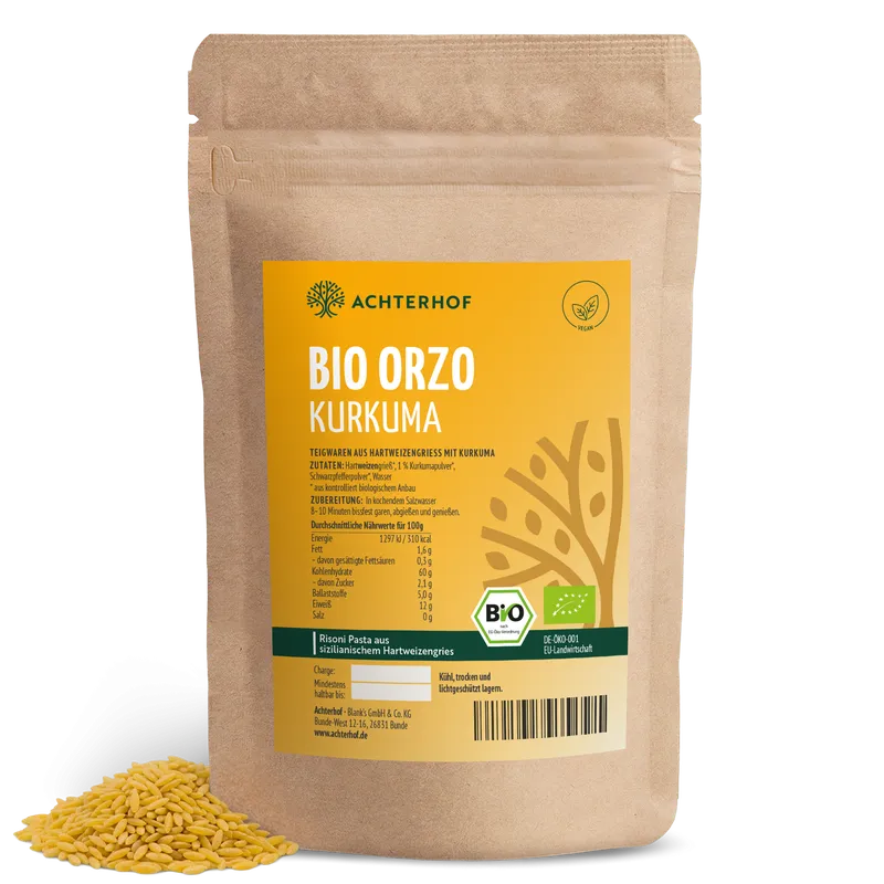 Bio Orzo Kurkuma schwarzer Pfeffer (500g)