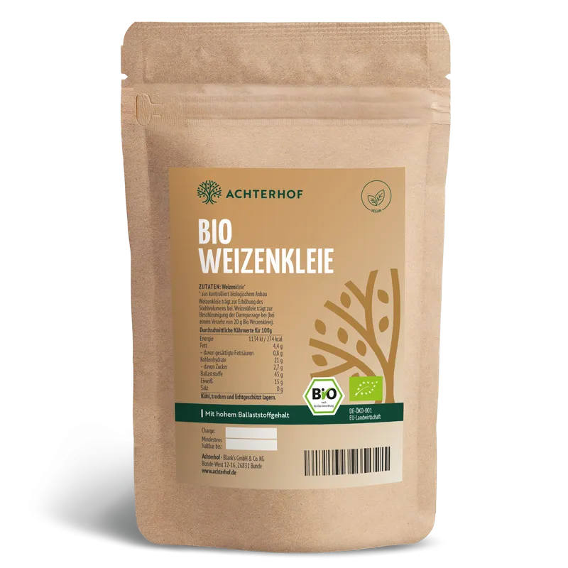 Finnische Bio Weizenkleie (1000g)