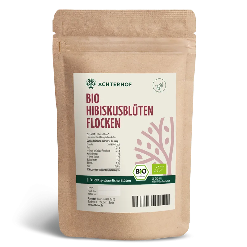 Bio Hibiskusblüten Flocken (100g)
