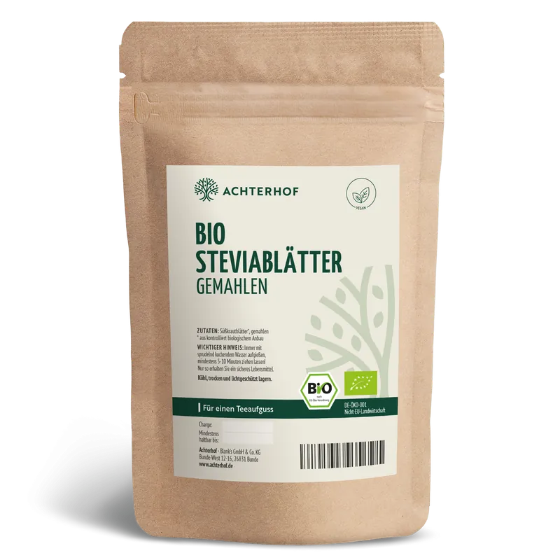 Bio Steviablätter gemahlen (100g)