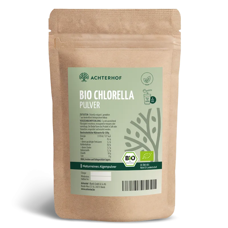 VOM ACHTERHOF Bio Chlorella Pulver (500g) – 500g
