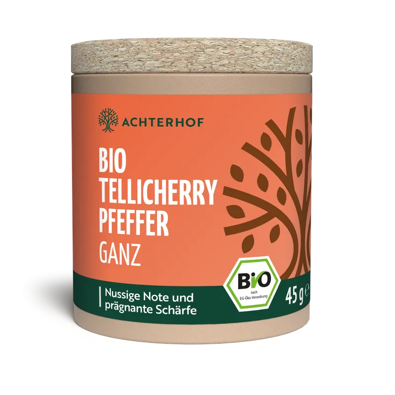 Tellicherry Pfeffer ganz Bio (45g)