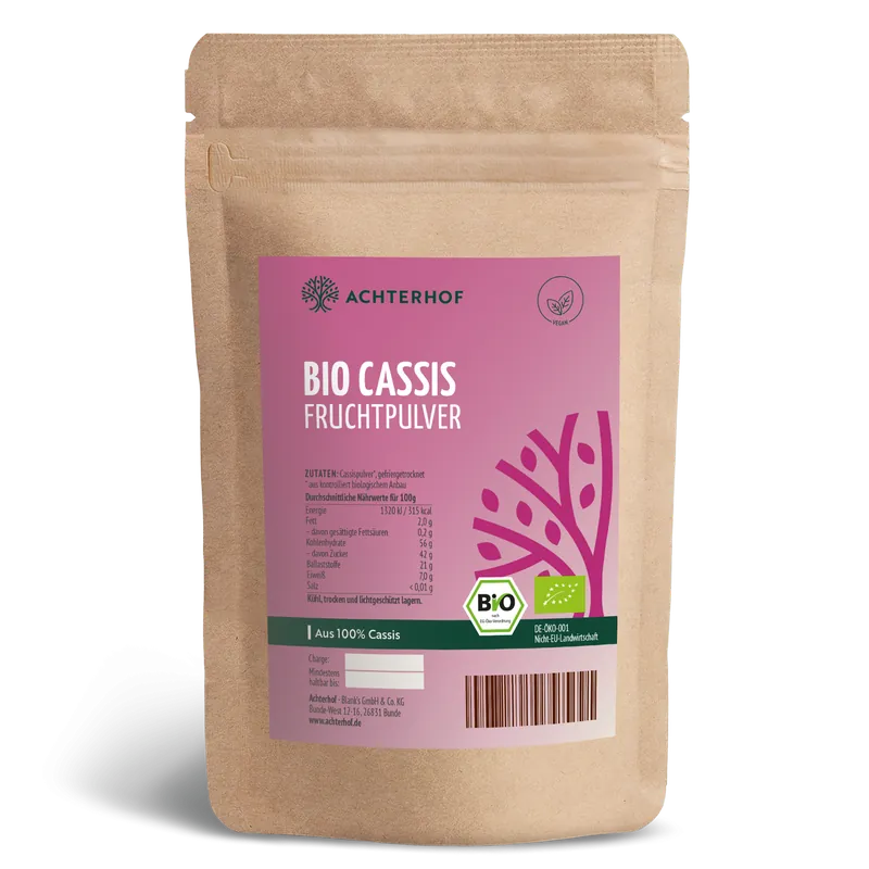 Bio Cassis Fruchtpulver (100g)