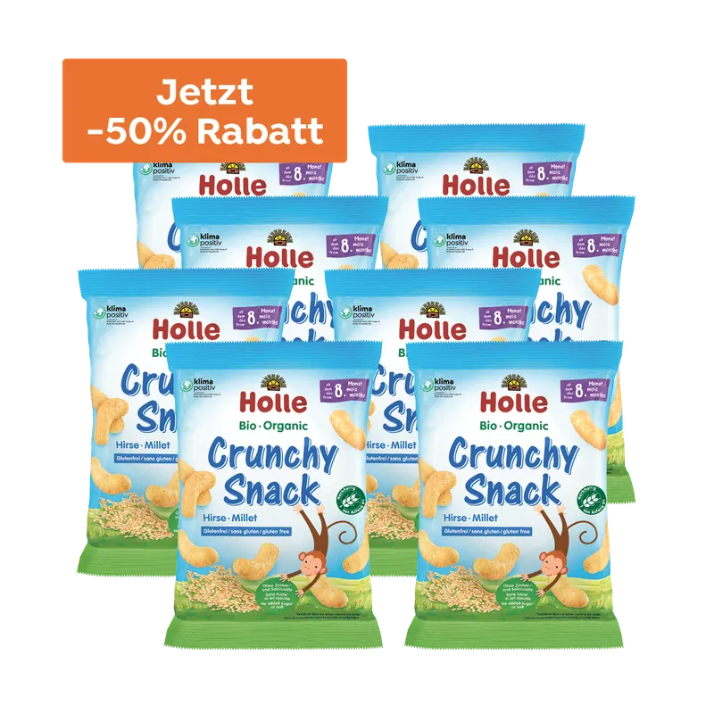 8 x Bio Crunchy Snack Hirse (8x25g)