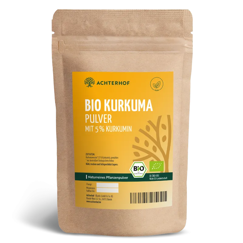 Bio Kurkuma Pulver 5% Curcumin (250g)