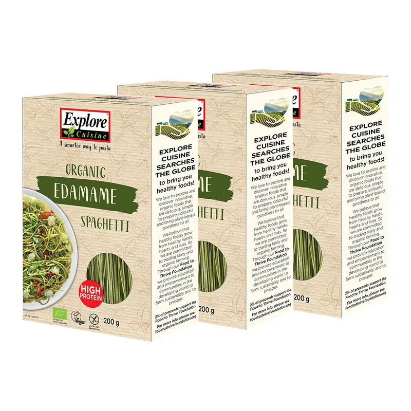 3 x Spaghetti aus Edamamebohnen bio (3x200g)