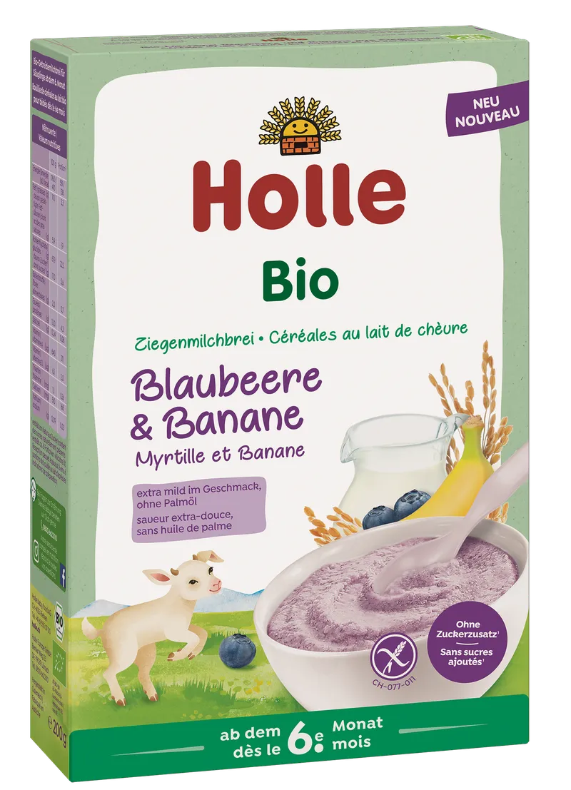 Bio-Milchbrei aus Ziegenmilch ab dem 6. Monat (8x200g)