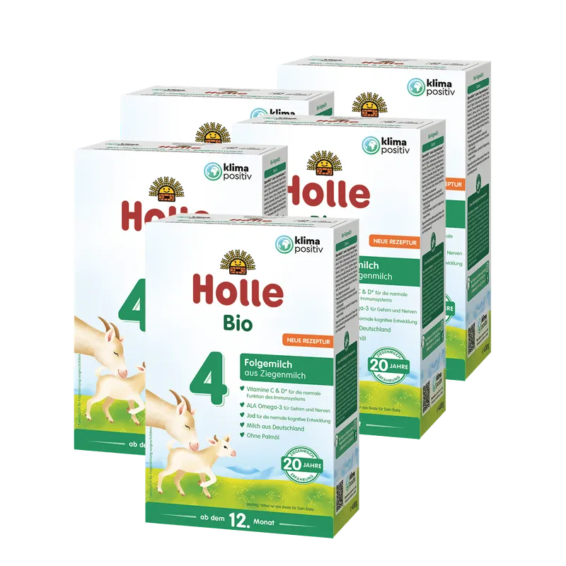 Bio-Folgemilch 4 auf Ziegenmilchbasis - 5x400g - ab dem 12. Monat