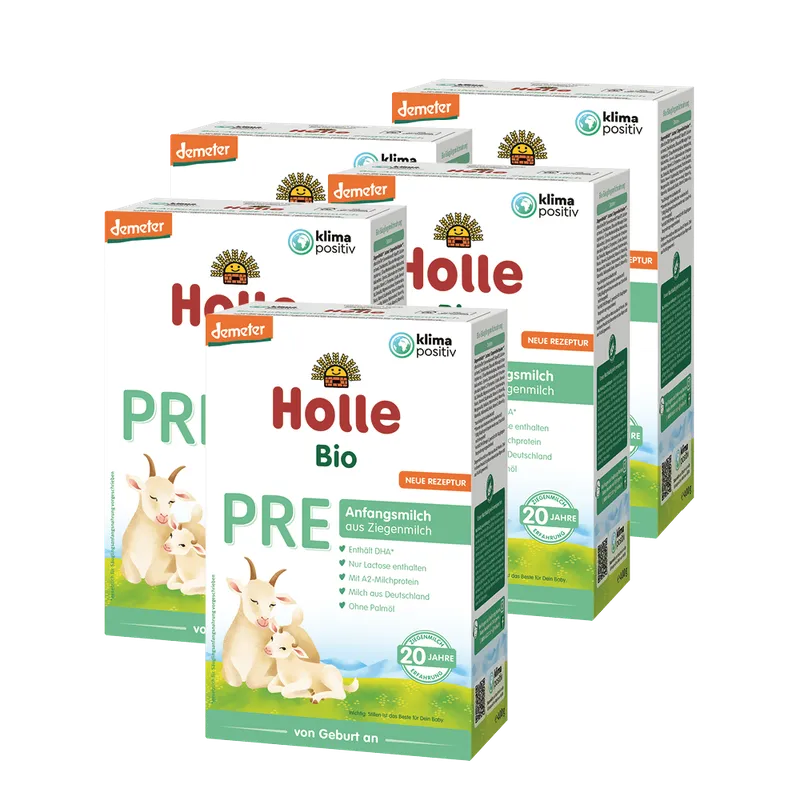 Demeter Anfangsmilch Pre auf Ziegenmilchbasis - 5x400g - von Geburt an