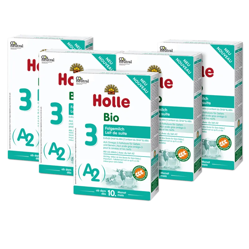6er Pack A2 Bio-Folgemilch 3 ab dem 10. Monat (400g)