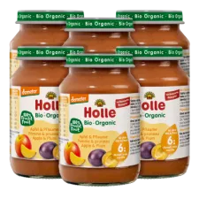Apfel & Pflaume - 6x190g - Bio ab dem 6. Monat