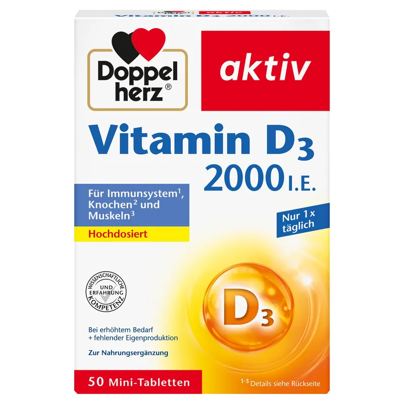 Vitamin D 2000 I.E. (50 Mini-Tabletten)