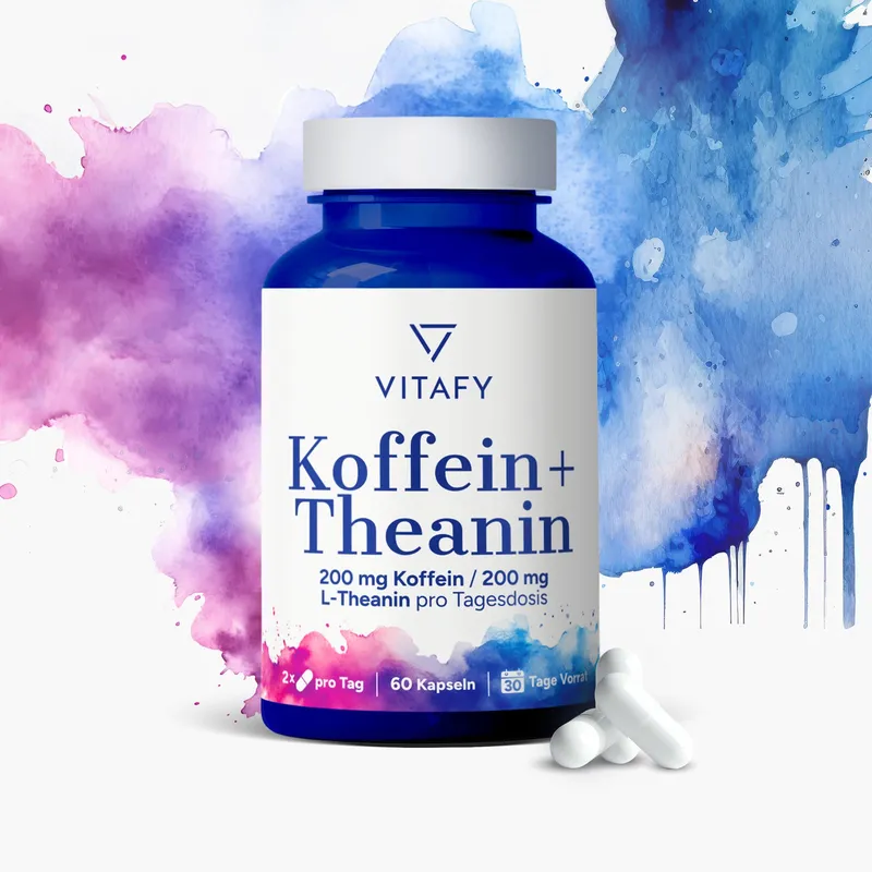 VITAFY Koffein + Theanin (60 Kapseln)