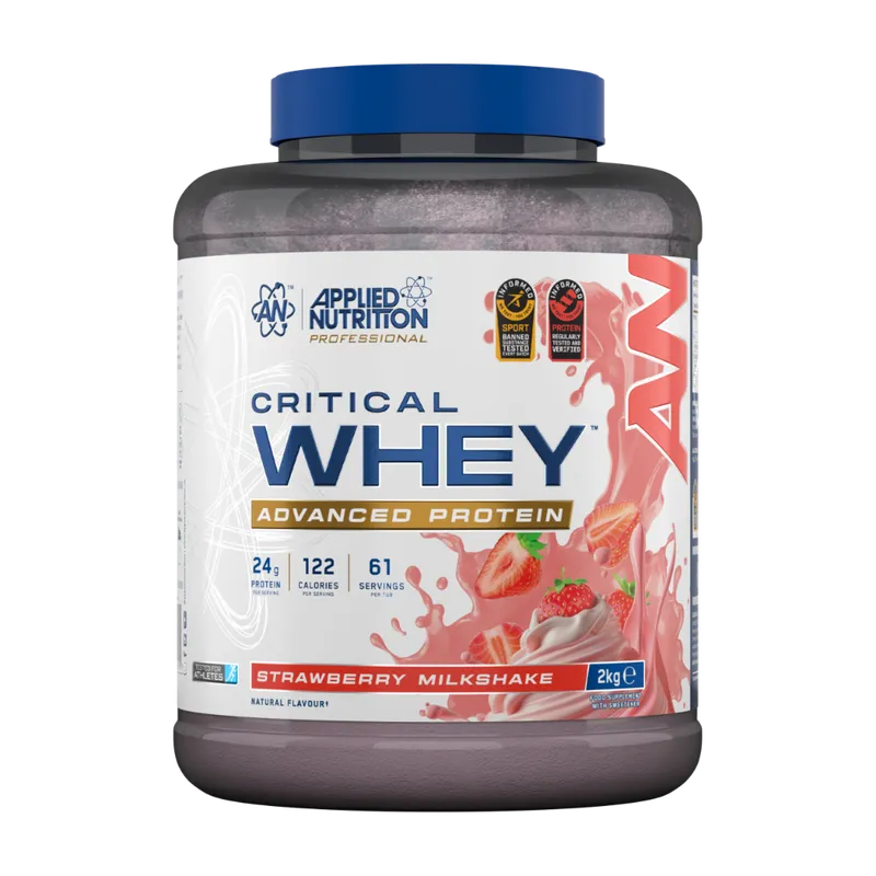 Critical Whey Protein, Strawberry Milkshake