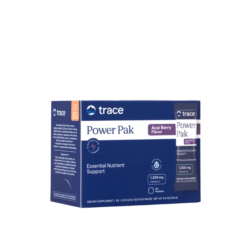 Power Pak Vitamin C Powder, Acai Berry