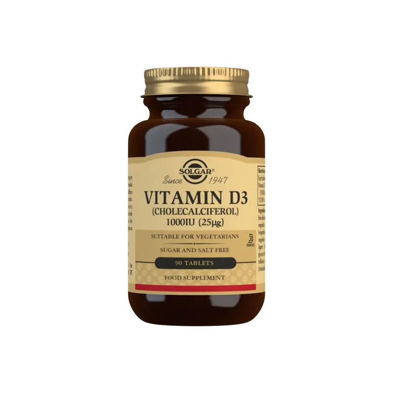 Vitamin D3 (Cholecalciferol), 1000IU (25 µg)