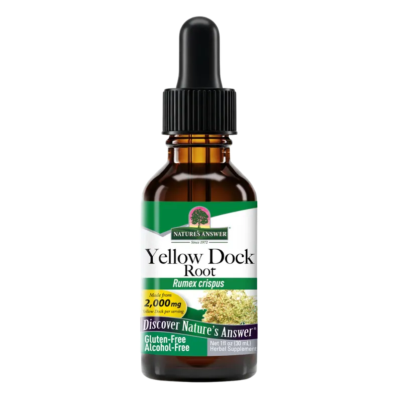 Yellow Dock Root, Alcohol-Free, 2000 mg