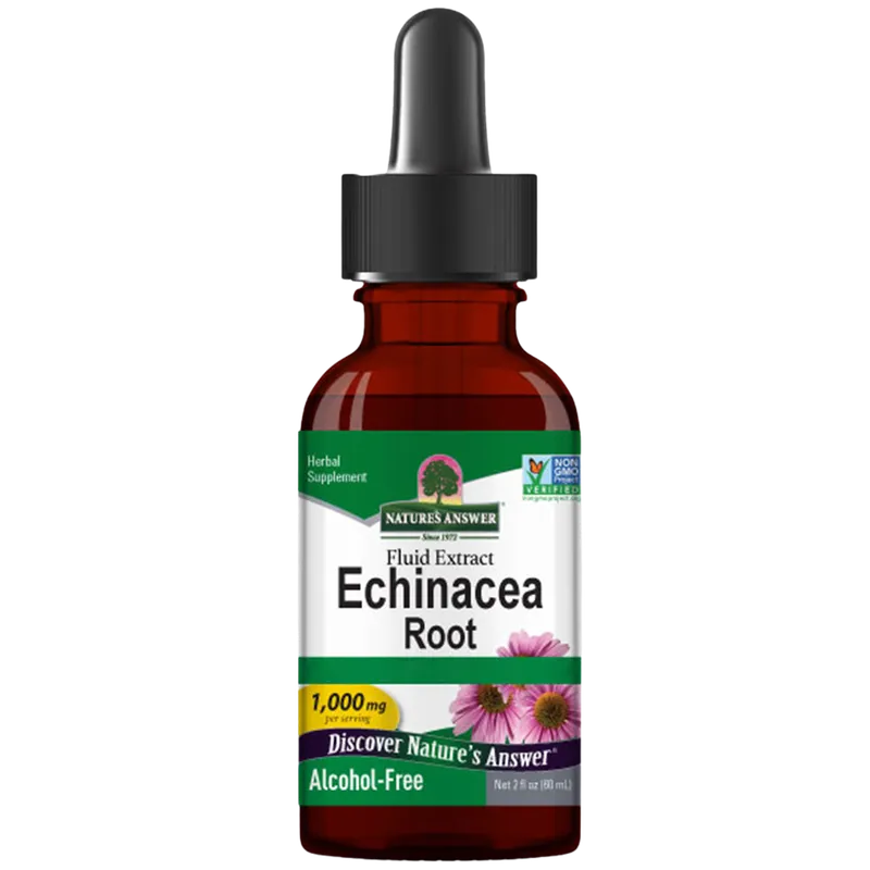 Echinacea Root (Echinacea), Alcohol-Free, 1000mg