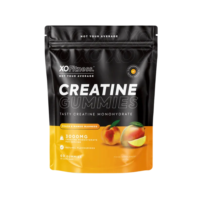 Creatine Gummies, Peach Mango Flavour, 3000mg