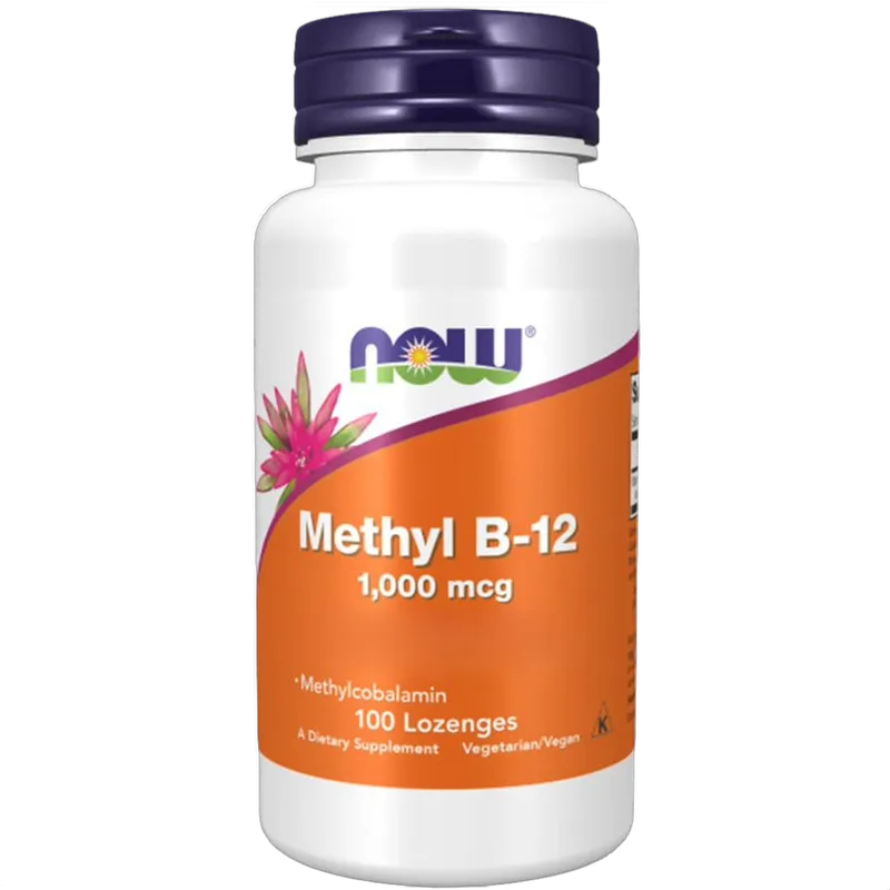 Methyl B-12 (Methylcobalamin), 1000mcg