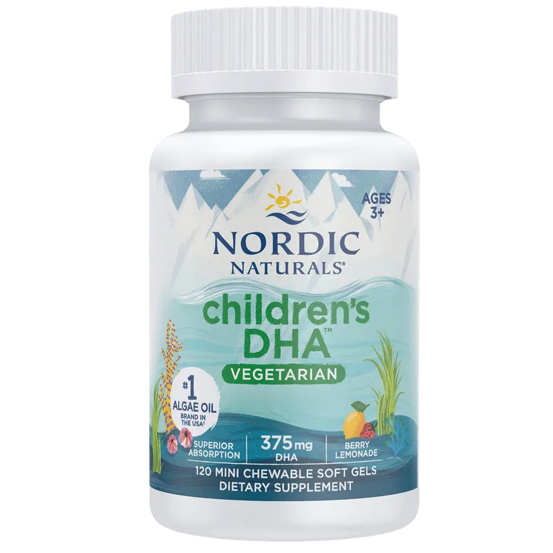 Children's DHA Vegetarian, 375mg, Berry Lemonade Flavour