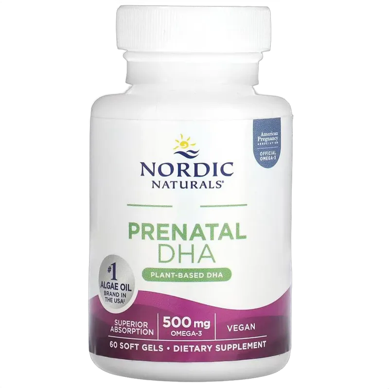 Vegan Prenatal DHA, 500mg Omega-3