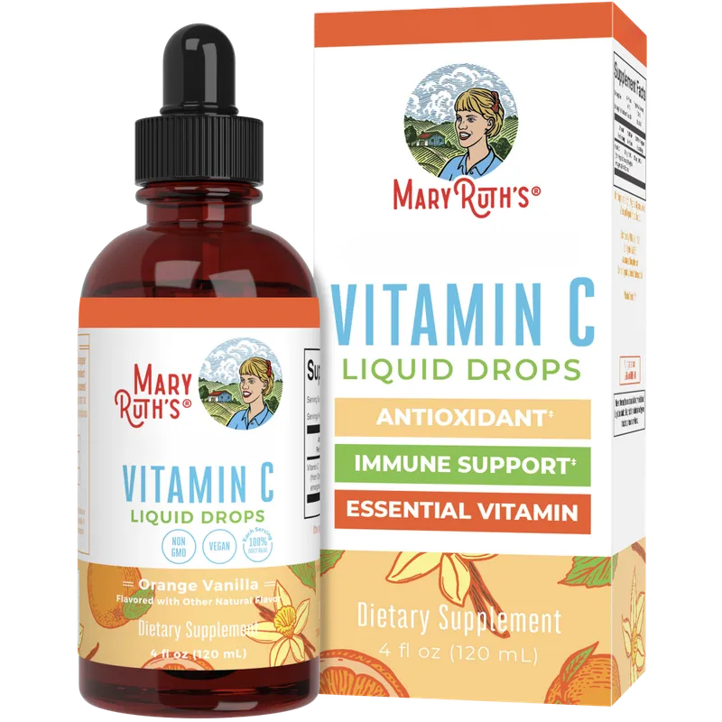 Vitamin C Drops, Orange Vanilla Flavour
