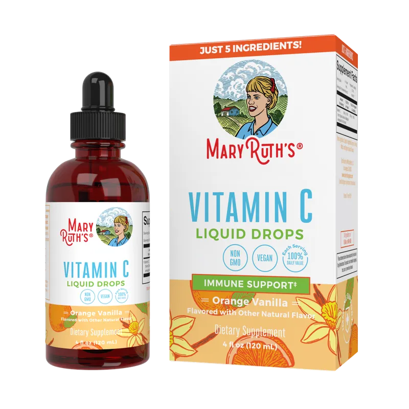 Vitamin C Drops, Orange Vanilla Flavour