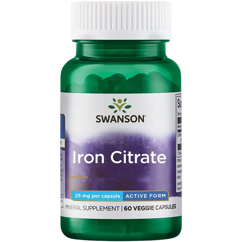 Iron Citrate, 25mg