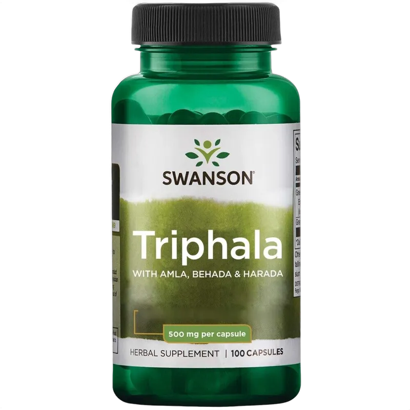 Triphala With Amla Behada & Harada, 500mg