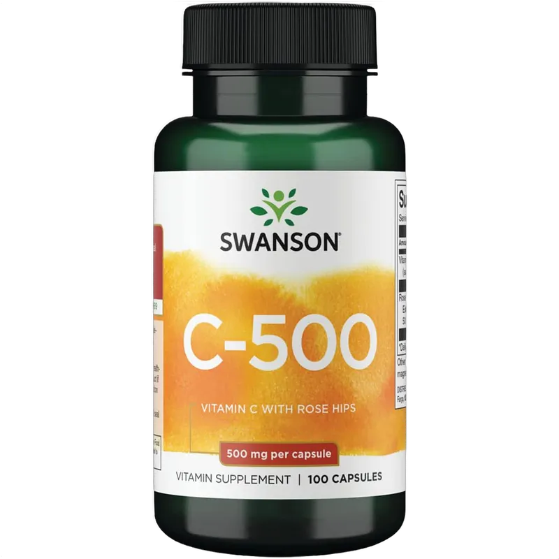 Vitamin C with Rose Hips, 500mg