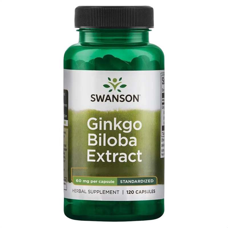 Ginkgo Biloba Extract Std, 60mg
