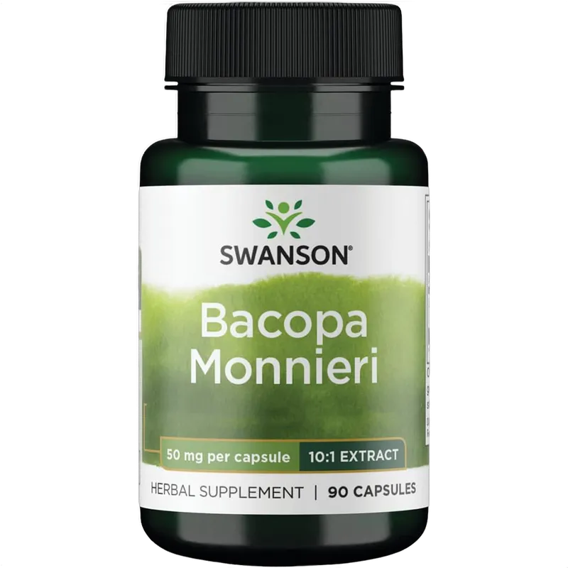 Bacopa Monniera 10:1 Extract, 50mg
