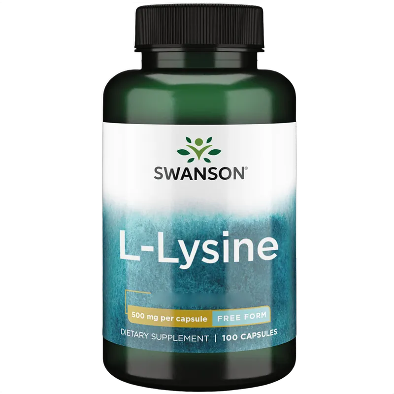L-Lysine Free Form, 500mg