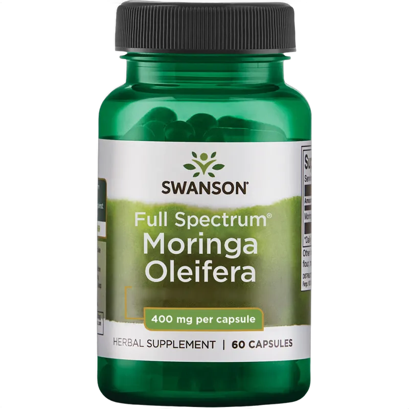 Swanson Full Spectrum® MORINGA OLEIFERA 400mg