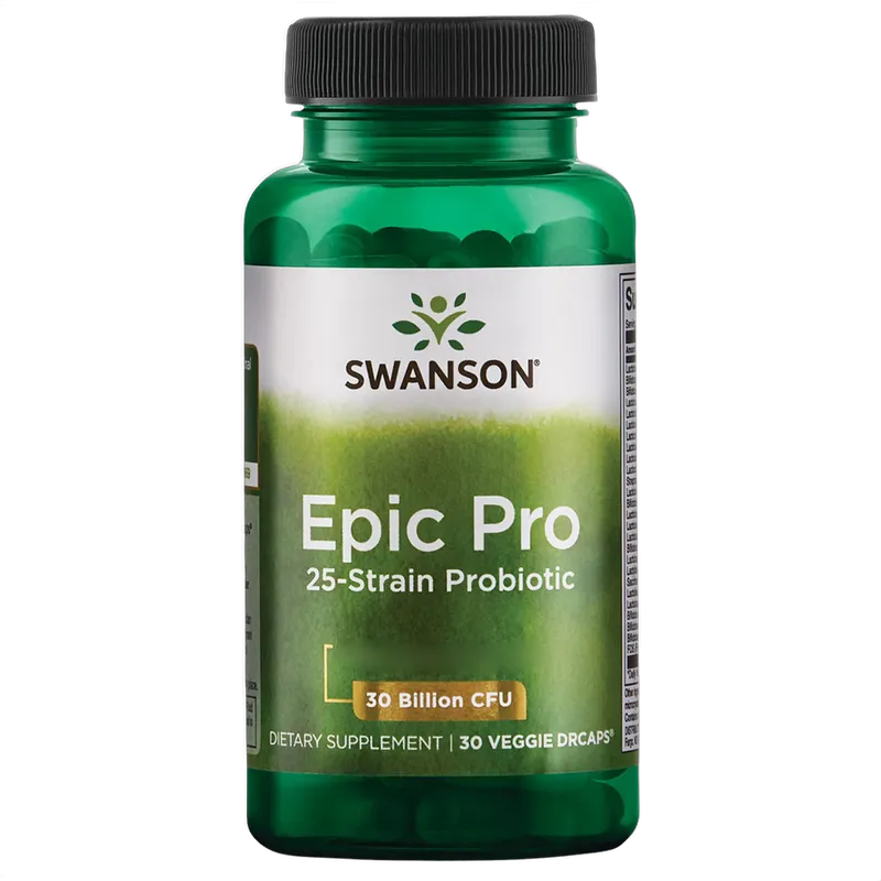 Epic Pro 25-Strain Probiotic, 30 Billion CFU, Delayed Release Capsules