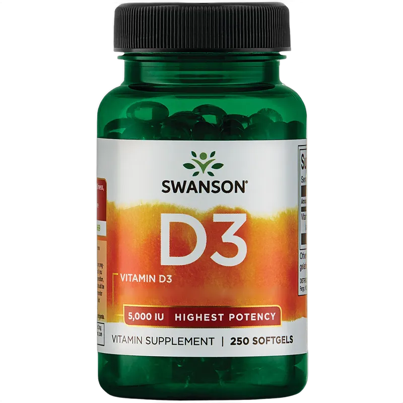 Vitamin D3, 5000IU (125mcg)