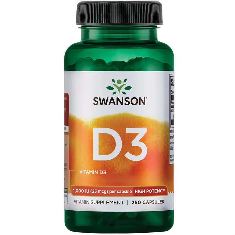 Vitamin D3, 1000IU (25mg)