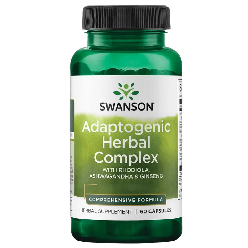 Adaptogenic Herbal Complex with Rhodiola, Ashwagandha & Ginseng