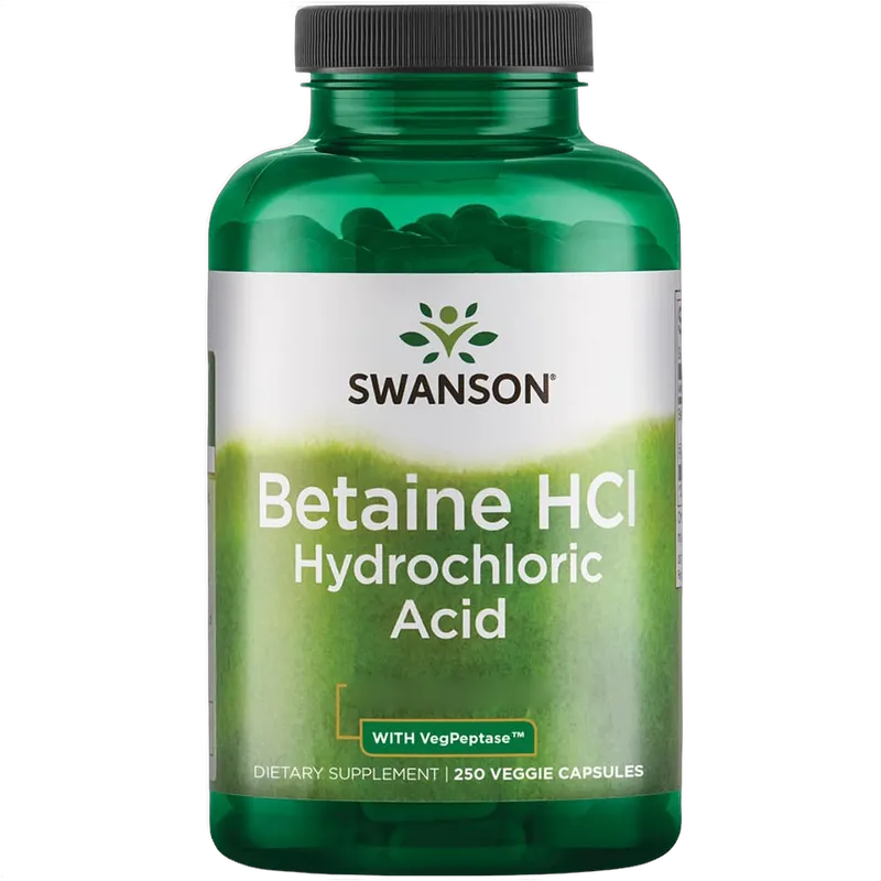 Betaine HCl Hydrochloric Acid with Pepsin