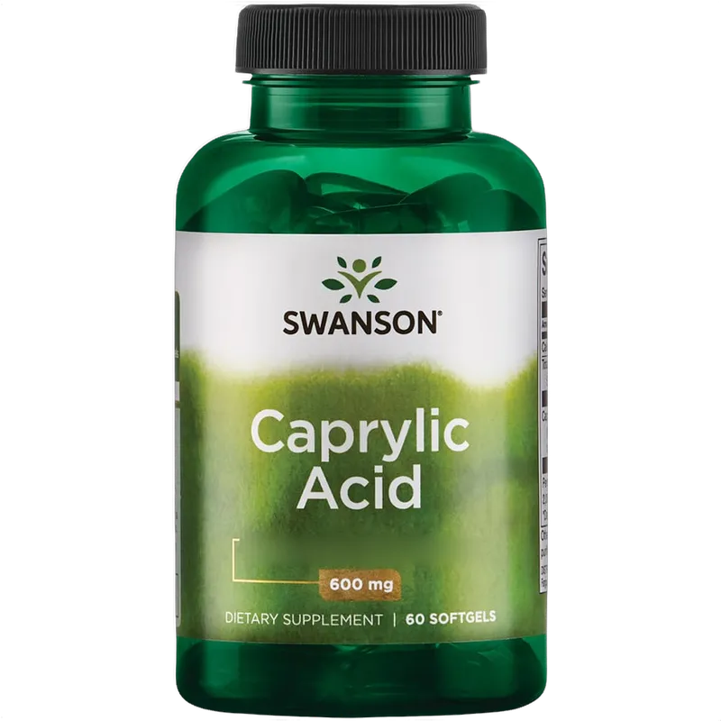 Swanson CAPRYLIC ACID 600mg