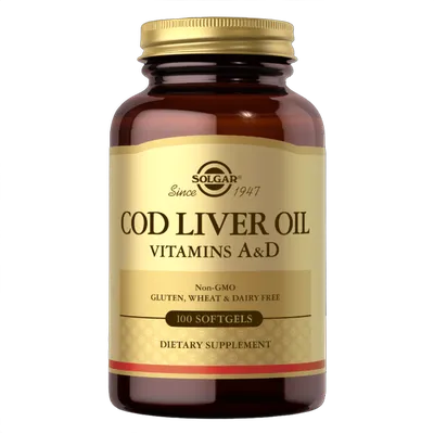 Cod Liver Oil, Vitamin A & D