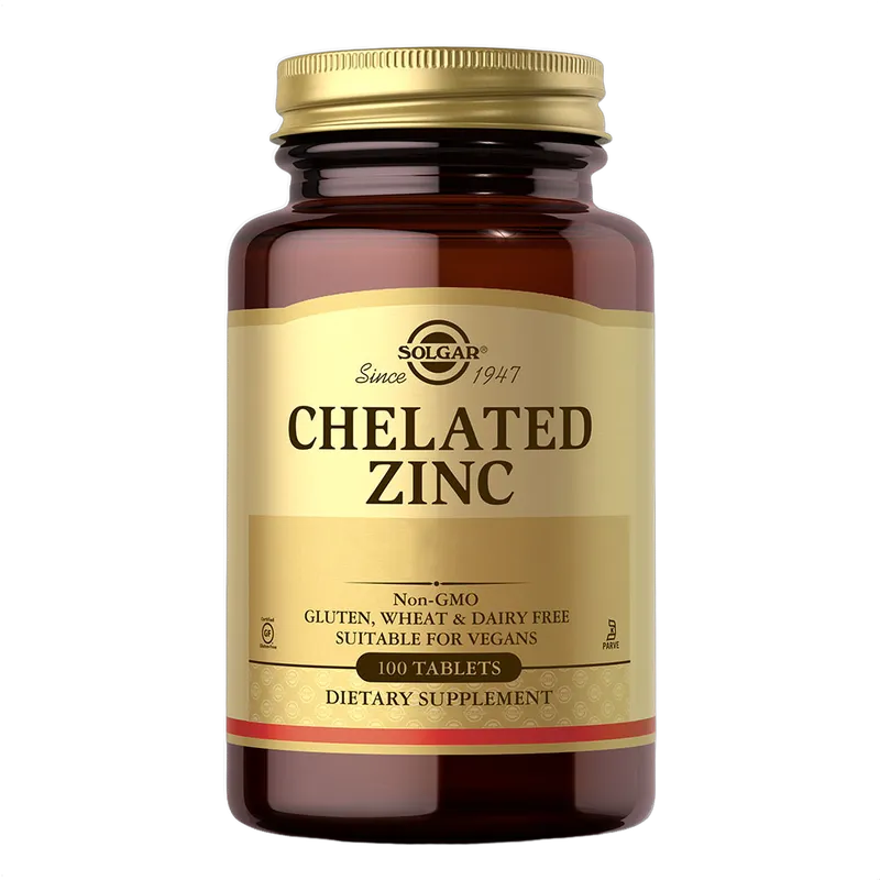 Chelated Zinc, 22mg