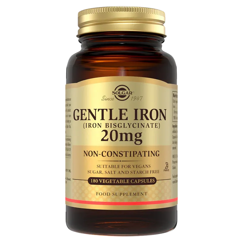 Gentle Iron (Iron Bisglycinate), 20mg