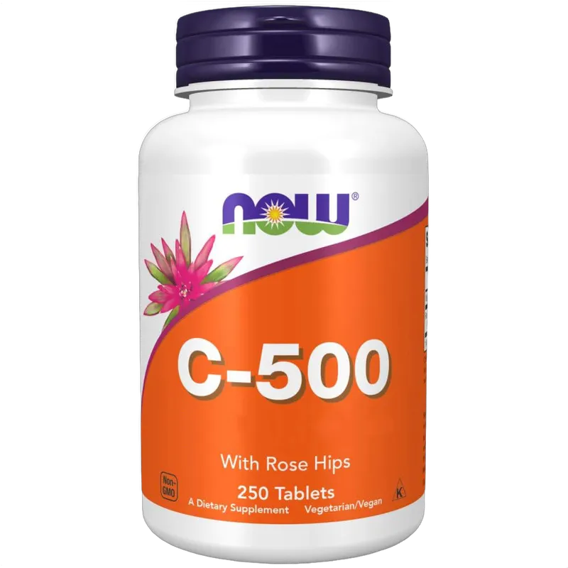 Vitamin C with Rose Hips, 500mg