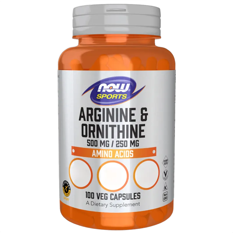 Arginine & Ornithine, 500/250mg